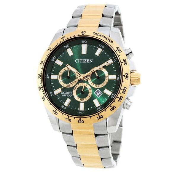 NWT Citizen Fashion Men's Quartz Steel Authentic Watch - Picture 1 of 3